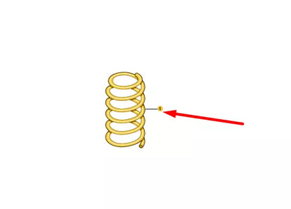 NEW AUDI Q5 FY FRONT COIL SPRING 80A411105BB ORIGINAL