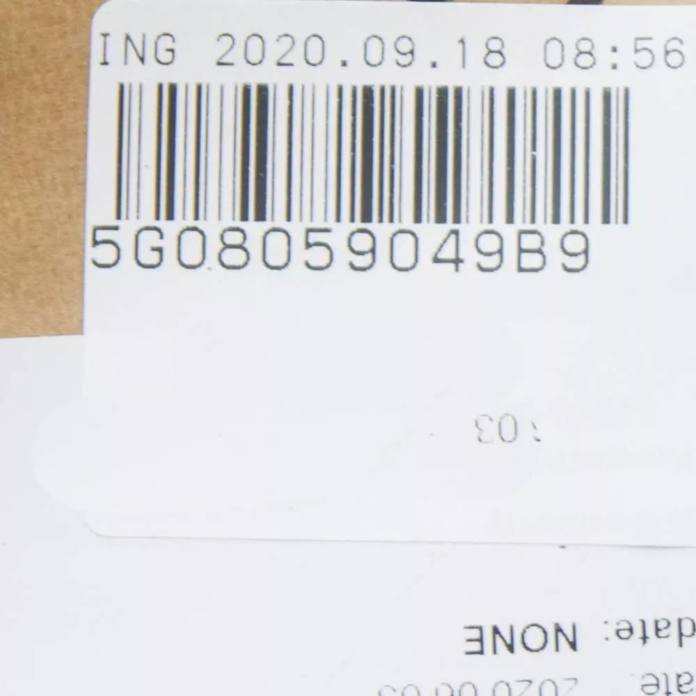 NEW VOLKSWAGEN GOLF MK7 FRONT BUMPER RIGHT SPOILER 5G08059049B9 ORIGINAL