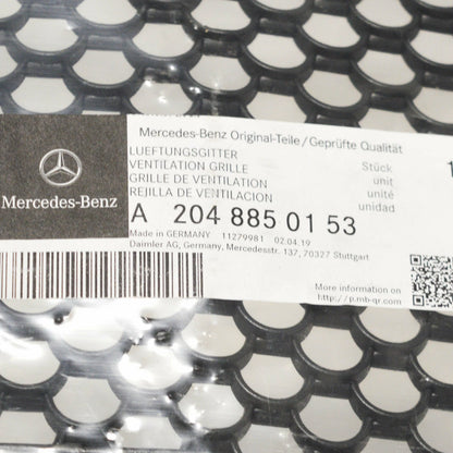 NEW MERCEDES BENZ C W204 S204 FRONT BUMPER LOWER GRILLE AMG A2048850153 ORIGINAL