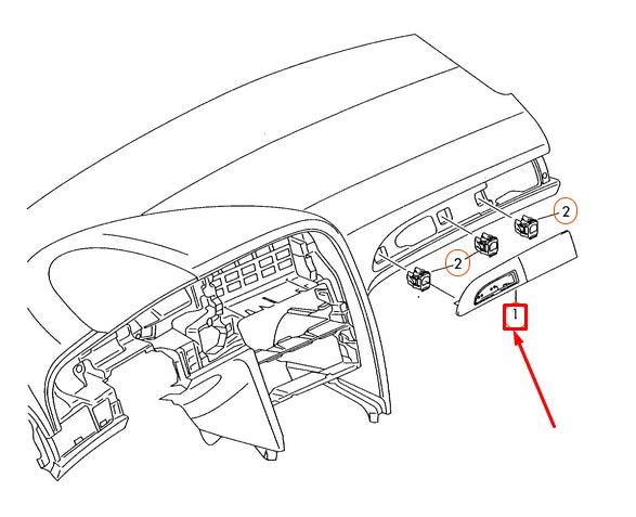 NEW AUDI A4 B8 DASHBOARD RIGHT TRIM LHD 8K1853190T1NK ORIGINAL