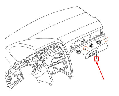 NEW AUDI A4 B8 DASHBOARD RIGHT TRIM LHD 8K1853190T1NK ORIGINAL