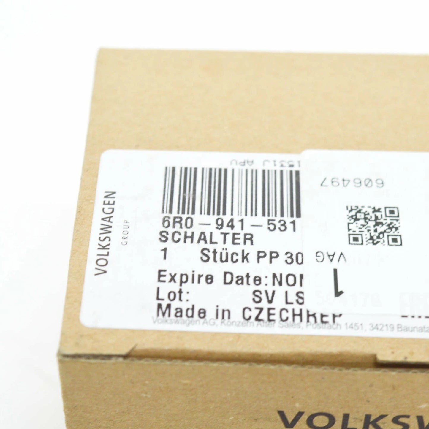 NEW VOLKSWAGEN POLO 6R HEADLIGHT CONTROL SWITCH 6R0941531JAPV