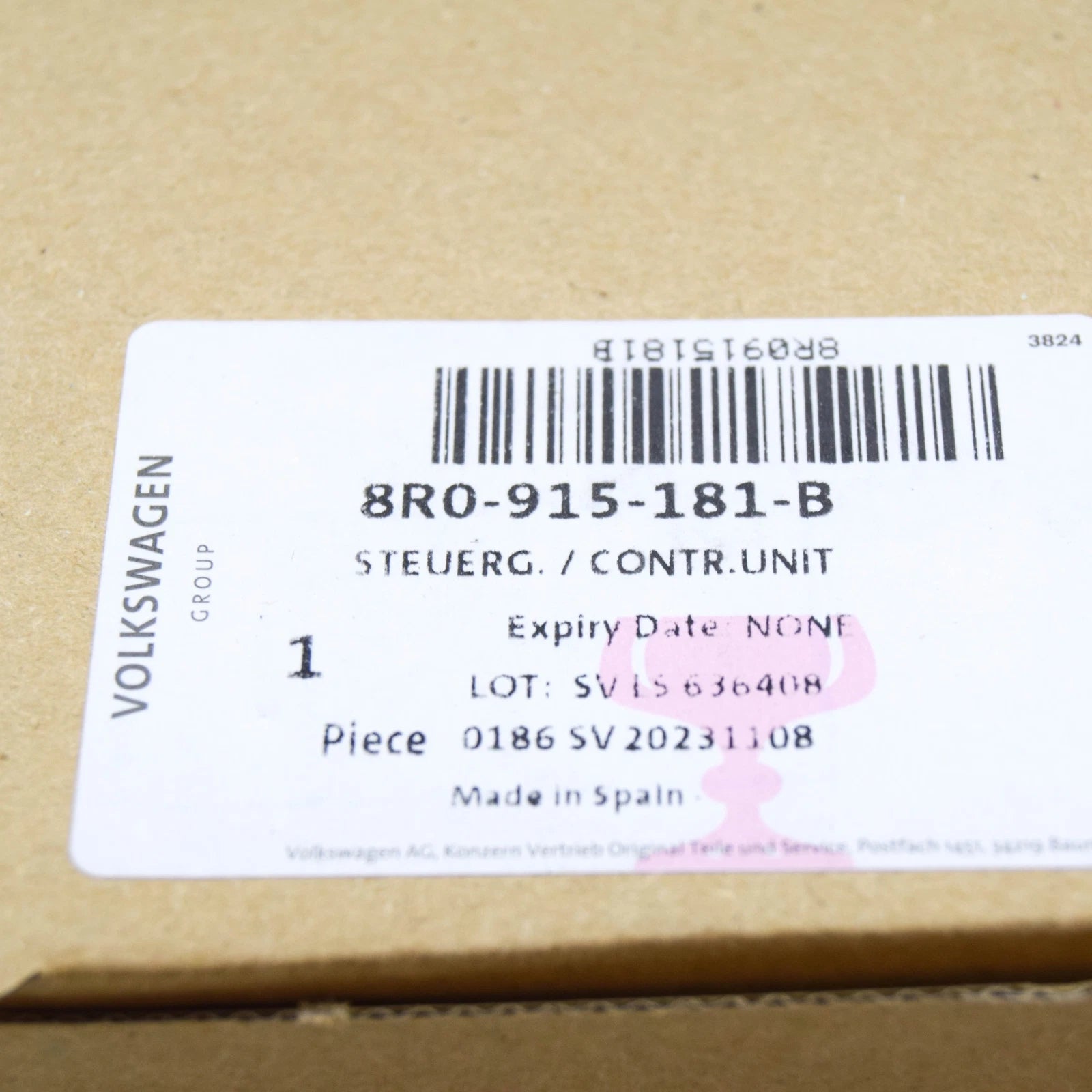 NEW AUDI Q5 8R NEGATIVE BATTERY CABLE 8R0915181B ORIGINAL