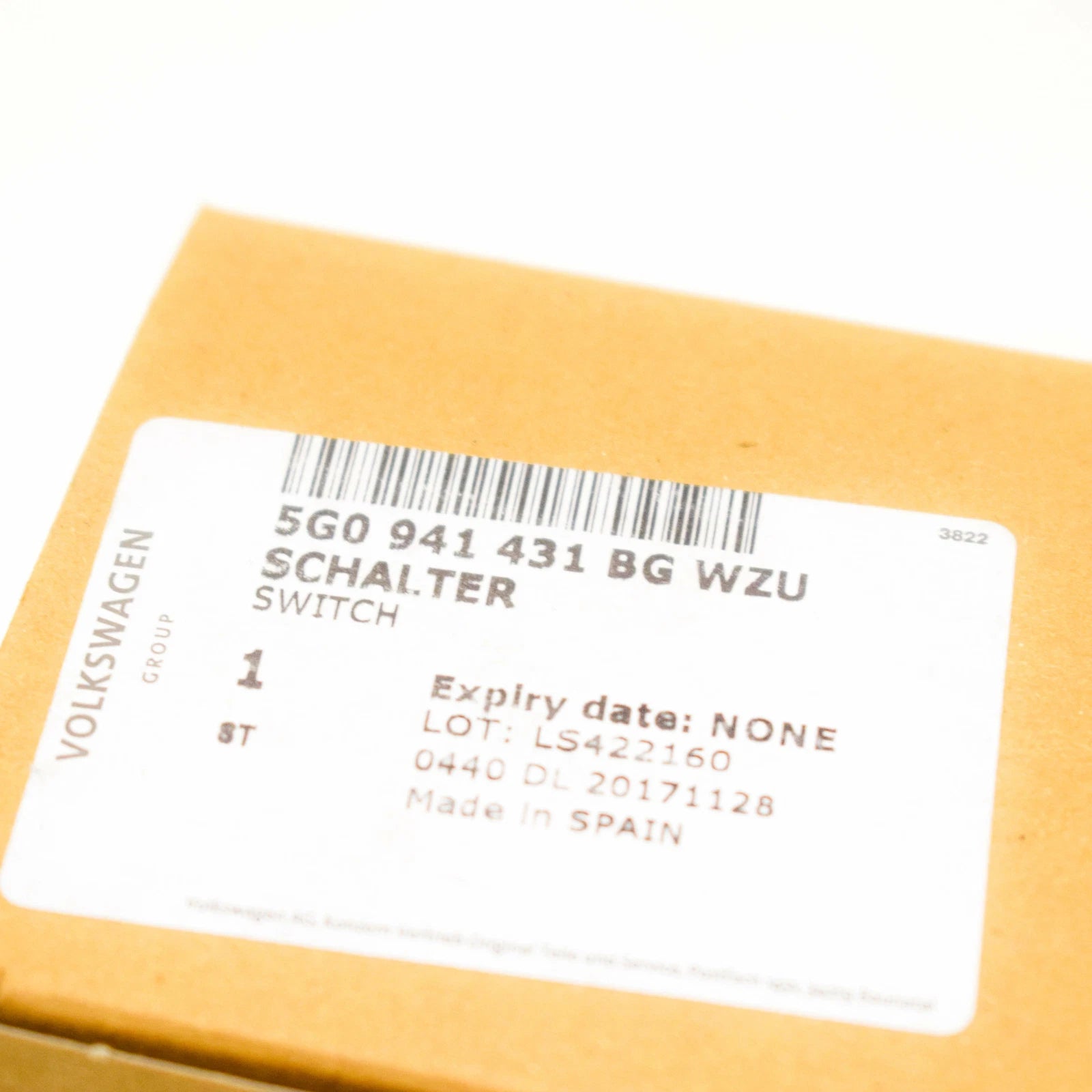 NEW VOLKSWAGEN GOLF MK7 HEADLIGHT SWITCH 5G0941431BGWZU