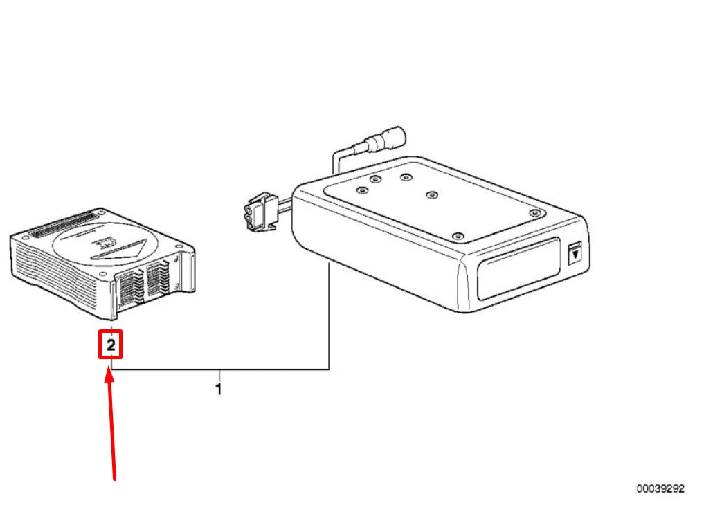 NEW BMW 7 E38 CD-MAGAZINE CHANGER 65128375836 8375836 ORIGINAL