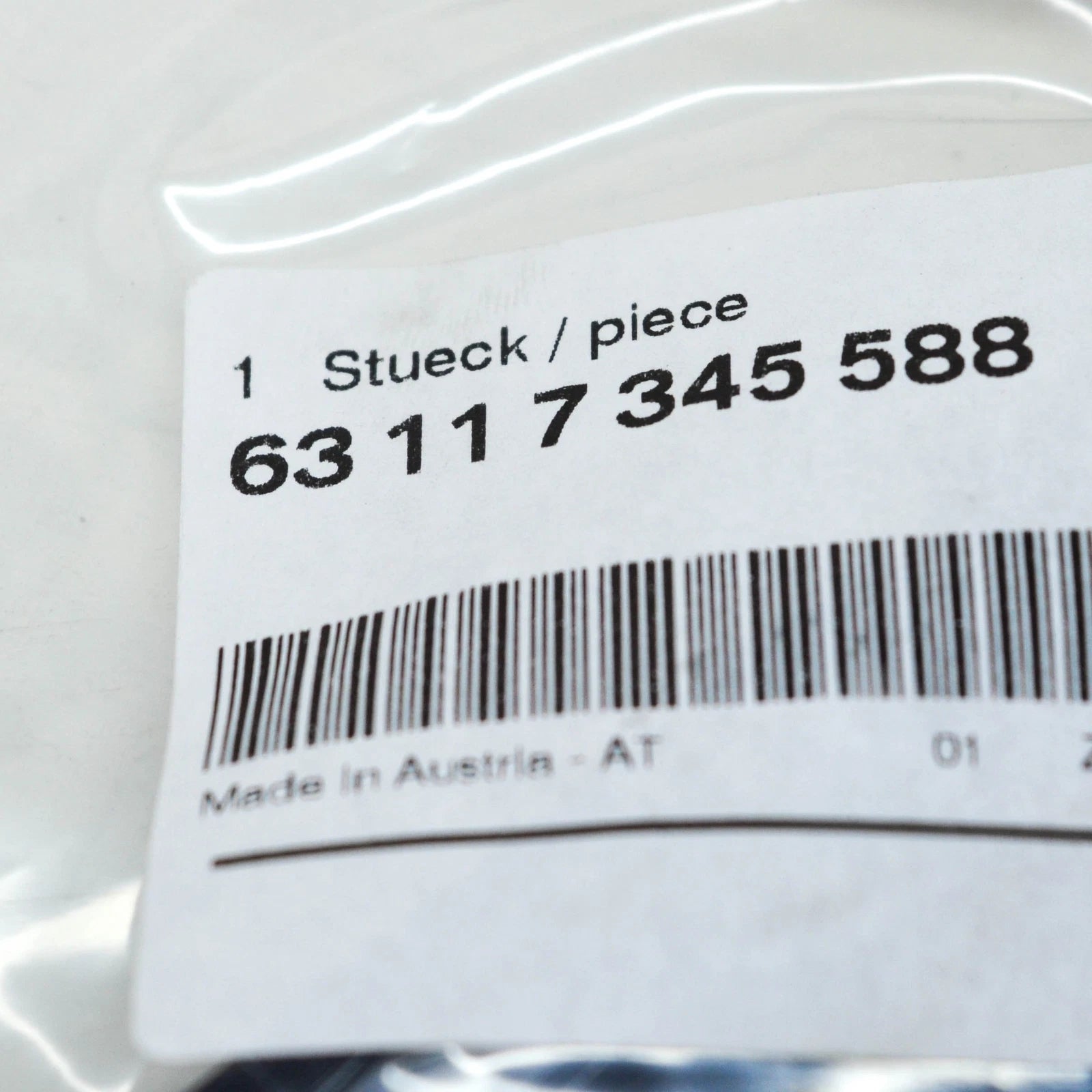 NEW BMW 7 F01 F02 FRONT LED HEADLIGHT COVER 63117345588 7345588 ORIGINAL