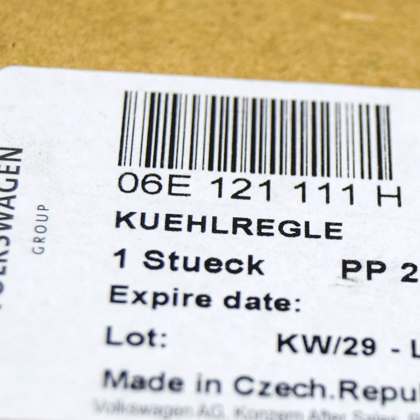 NEW AUDI A8 D3 COOLANT THERMOSTAT 06E121111H 2.8 FSI