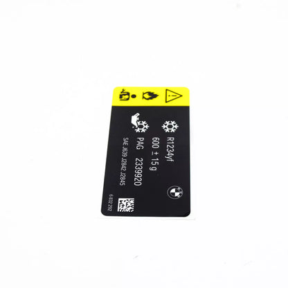 NEW BMW 5 G30 LABEL COOLANT 600 - 10G 71236832292 ORIGINAL