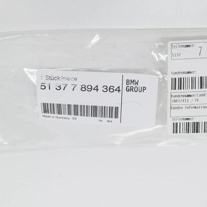 NEW BMW 3 CABRIO E46 REAR RIGHT OUTER WEATHERSTRIP 7894364 51377894364 ORIGINAL