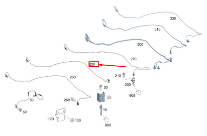 new listingmercedes-benz sprinter 907 front abs speed sensor wiring a9075403305