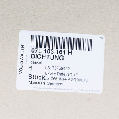 NEW AUDI R8 4S VALLEY PAN GASKET 07L103161H 2017 ORIGINAL