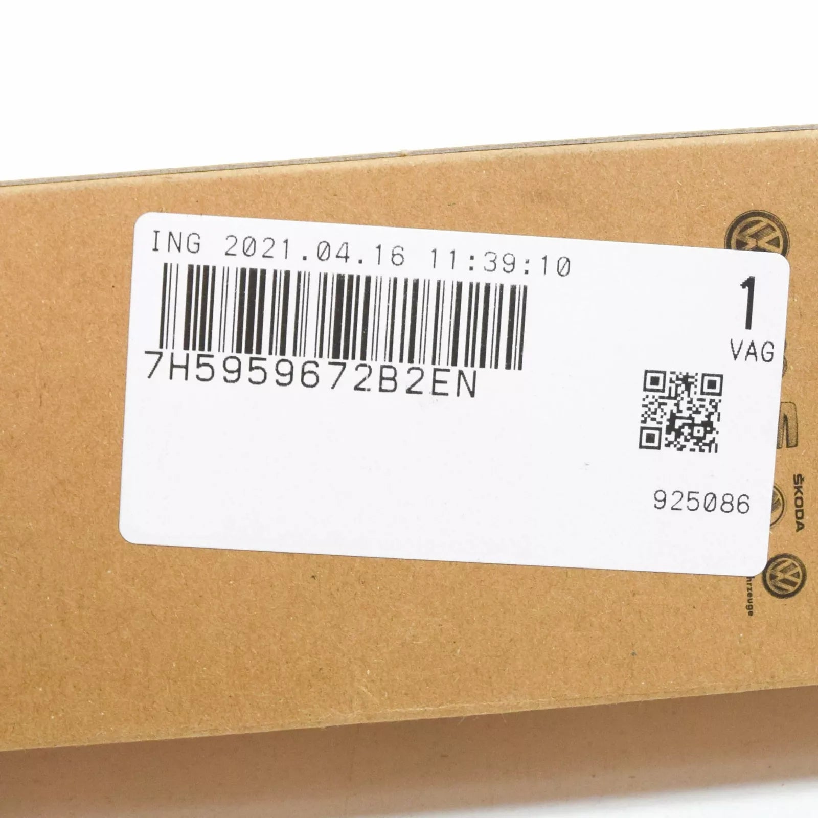 NEW VW TRANSPORTER T5 INNER LIGHT SWITCH 7H5959672B2EN ORIGINAL