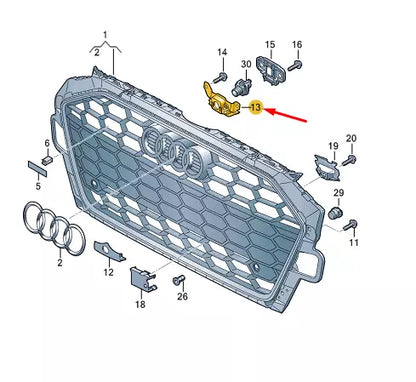 NEW AUDI A4 B9 FRONT CAMERA BRACKET 8W0853231F ORIGINAL