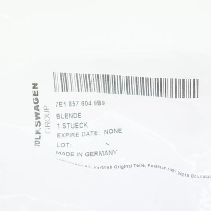 NEW VW CADDY 2K FRONT RIGHT DOOR MIRROR LOWER TRIM LHD 7E18576049B9 ORIGINAL