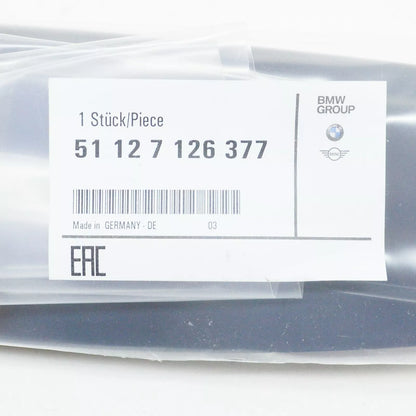 NEW BMW 5 TOURING E61 REAR BUMPER TOW BAR HOOK HOLE COVER 51127126377 ORIGINAL