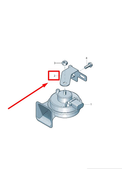 NEW AUDI E-TRON SPORTBACK GEA LEFT HORN SIGNAL BRACKET HOLDER 4KE951229 ORIGINAL