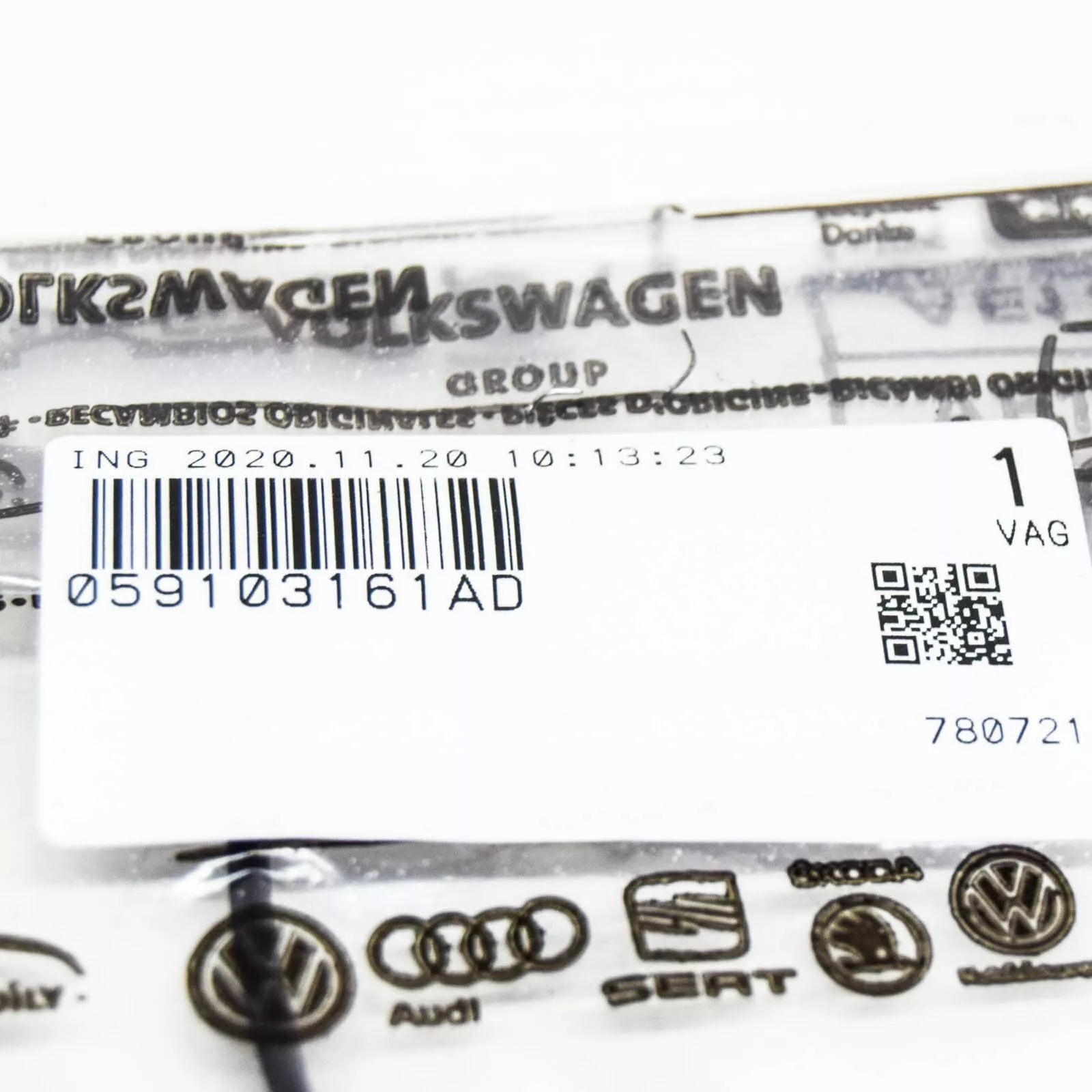 NEW AUDI A4 B8 ENGINE TIMING COVER GASKET 059103161AD ORIGINAL