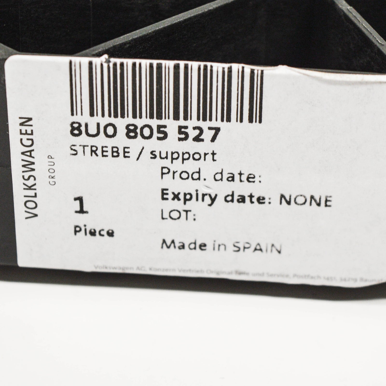 NEW AUDI Q3 8U FRONT LEFT LOWER RADIATOR SUPPORT BRACKET 8U0805527 ORIGINAL