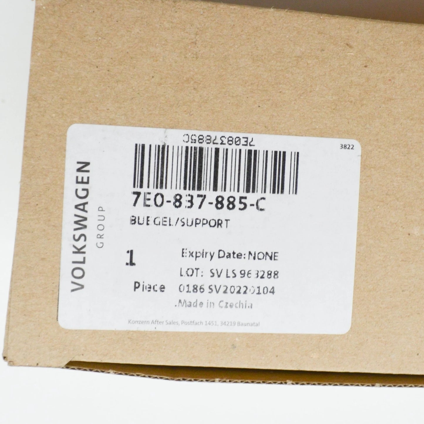 NEW VW TRANSPORTER V T5 FRONT LEFT DOOR INNER HANDLE BAR 7E0837885C