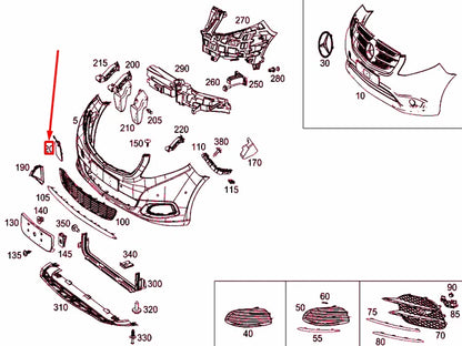 NEW MERCEDES-BENZ VITO W447 FRONT BUMPER TOW EYE COVER A44788504239999 ORIGINAL