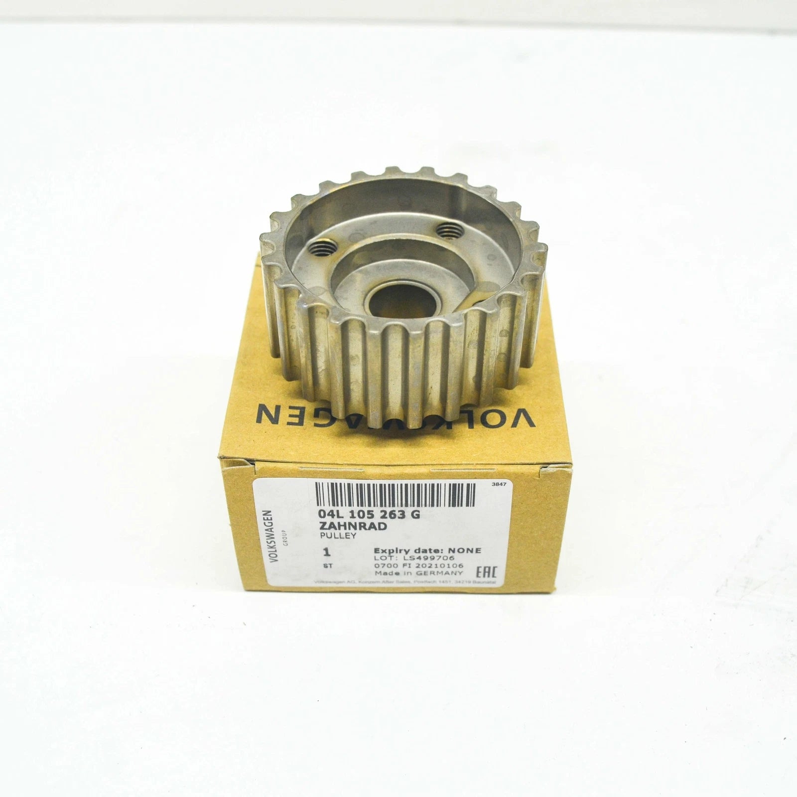 NEW AUDI A3 SPORTBACK 8V TOOTHED BELT PULLEY 04L105263G