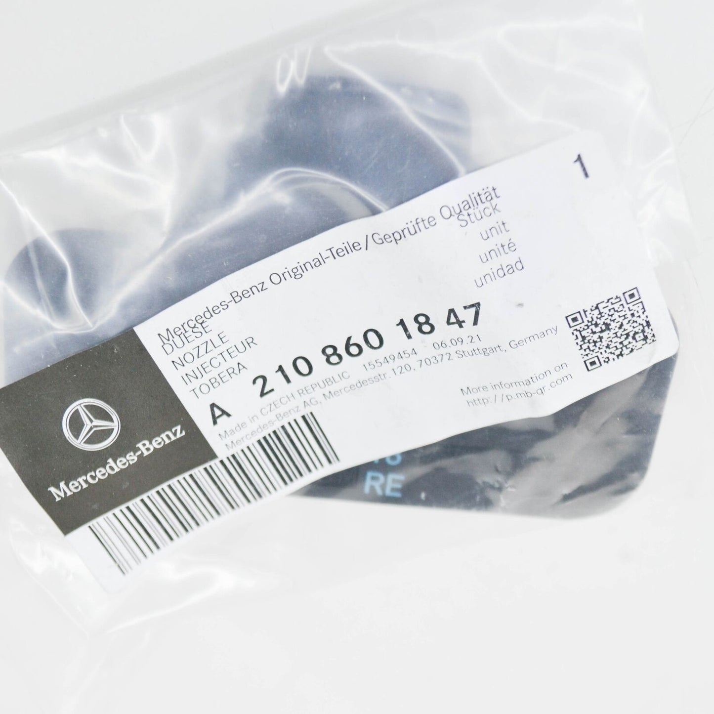 NEW MERCEDES-BENZ E-CLASS W210 ENGINE HOOD NOZZLE A2108601847 ORIGINAL