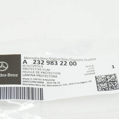NEW MERCEDES-BENZ SL R232 FRONT FENDER RIGHT PROTECTIVE FILM A2329832200