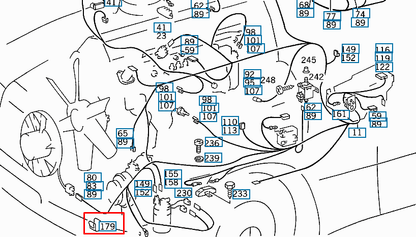 NEW MB E W210 ADDITIONAL FAN PLUG CONNECTION UNIT CLIP A0029884878 ORIGINAL