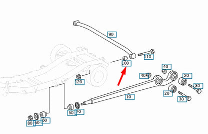 NEW MERCEDES-BENZ G-CLASS W463 CONTROL ARM BUSH A4603520565