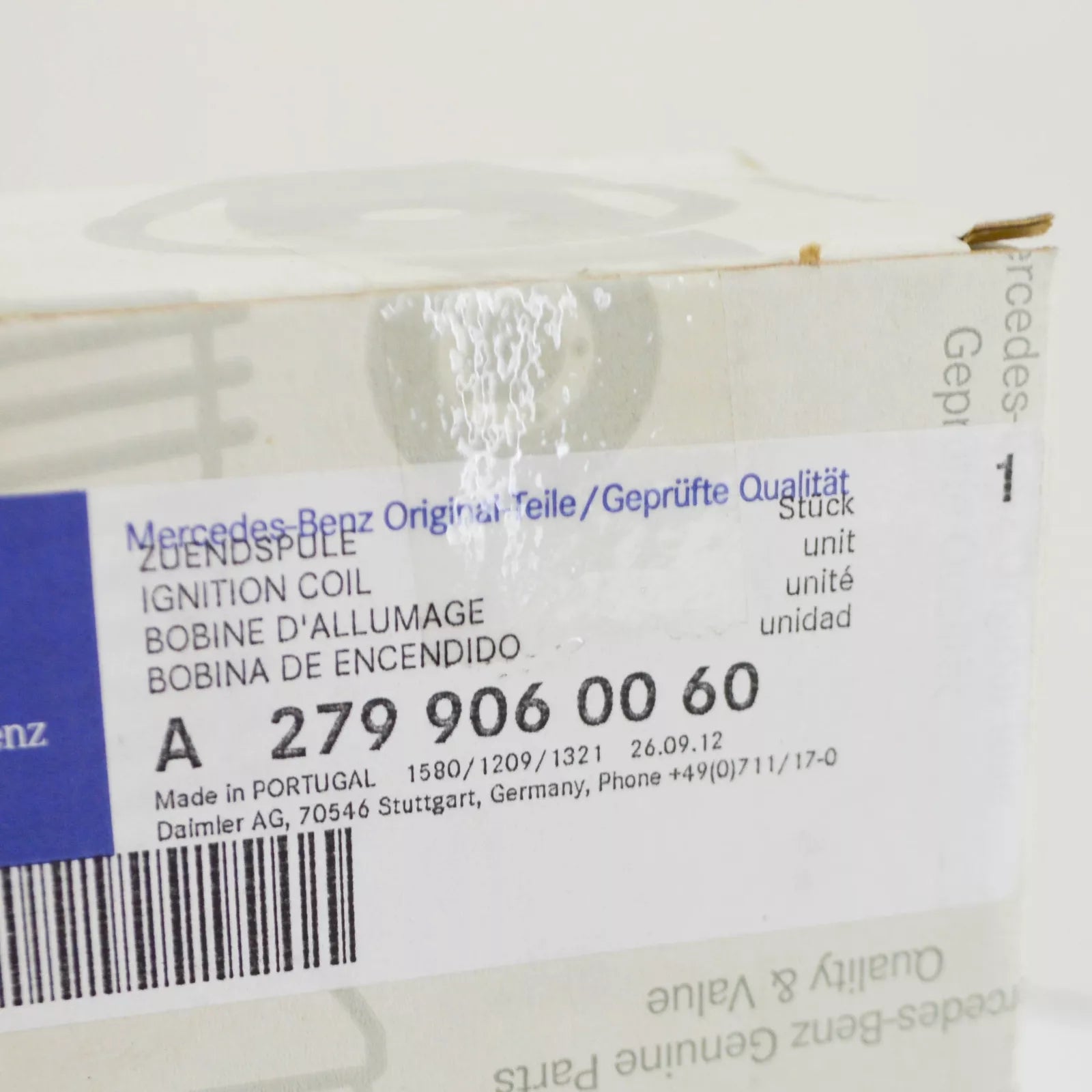 NEW MERCEDES-BENZ S W222 IGNITION COIL A2799060060 ORIGINAL