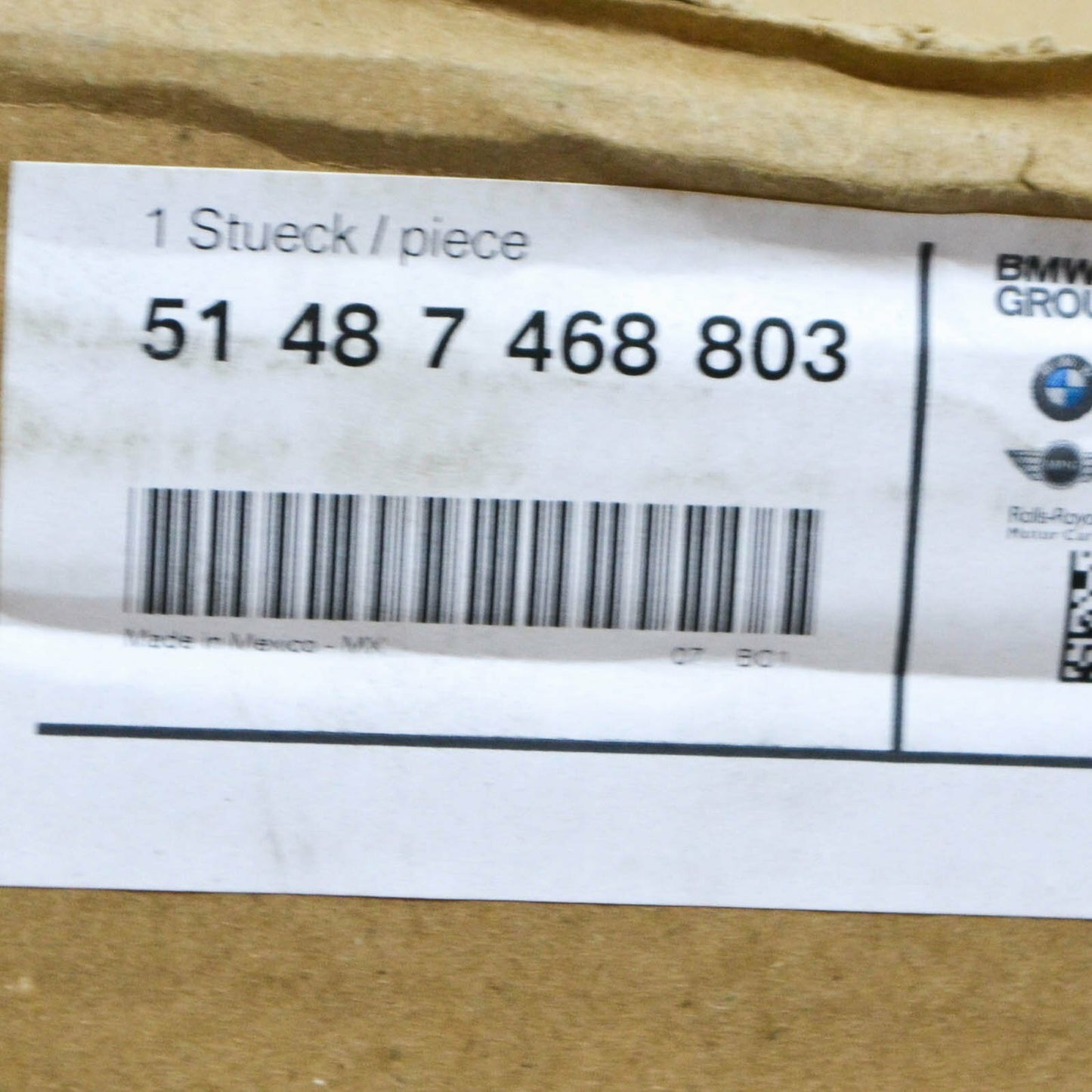 new bmw x6 g06 front engine cover encapsulation 51487468803 original