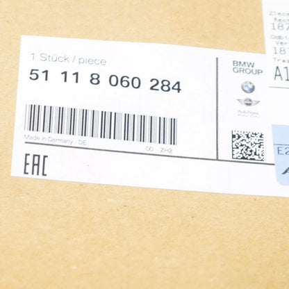 NEW BMW 1 F20 FRONT M SPORT BUMPER CENTER LOWER GRILLE 51118060284 ORIGINAL