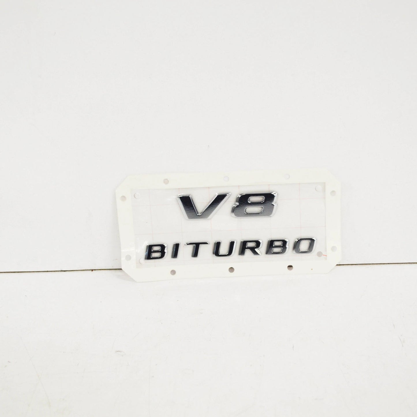 NEW MERCEDES BENZ GLS X166 V8 BITURBO EMBLEM BADGE LOGO A1668175600 ORIGINAL