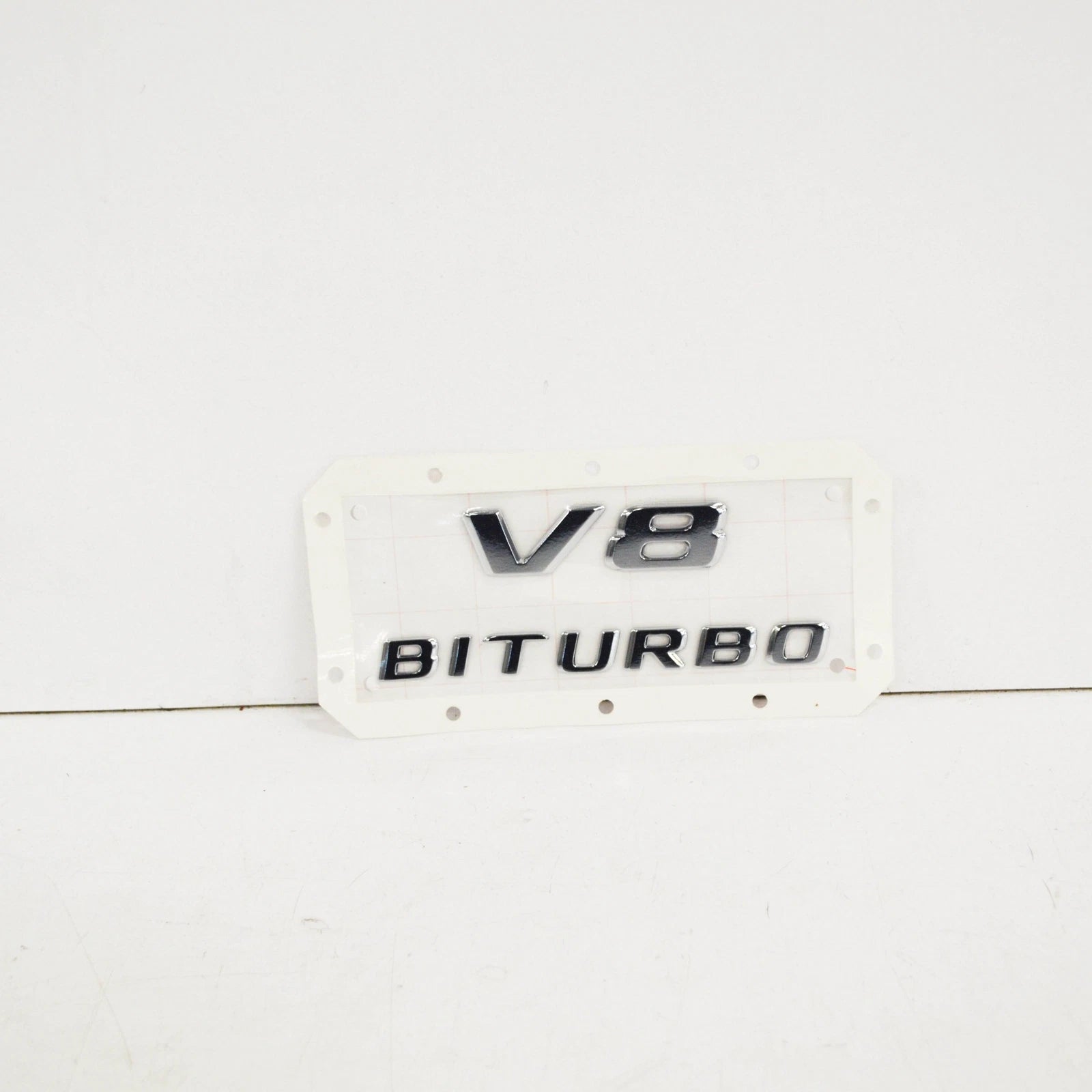 NEW MERCEDES BENZ GLS X166 V8 BITURBO EMBLEM BADGE LOGO A1668175600 ORIGINAL