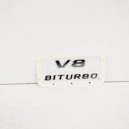 NEW MERCEDES BENZ GLS X166 V8 BITURBO EMBLEM BADGE LOGO A1668175600 ORIGINAL