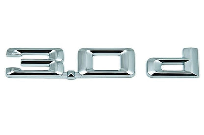 new bmw x5 e53 trunk lid chrome 3.0d emblem badge logo sign 7008541 51147008541