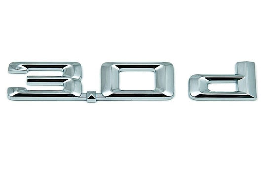 new bmw x5 e53 trunk lid chrome 3.0d emblem badge logo sign 7008541 51147008541