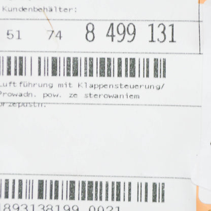 new bmw x1 f48 m air duct guide 51748499131 8499131 original