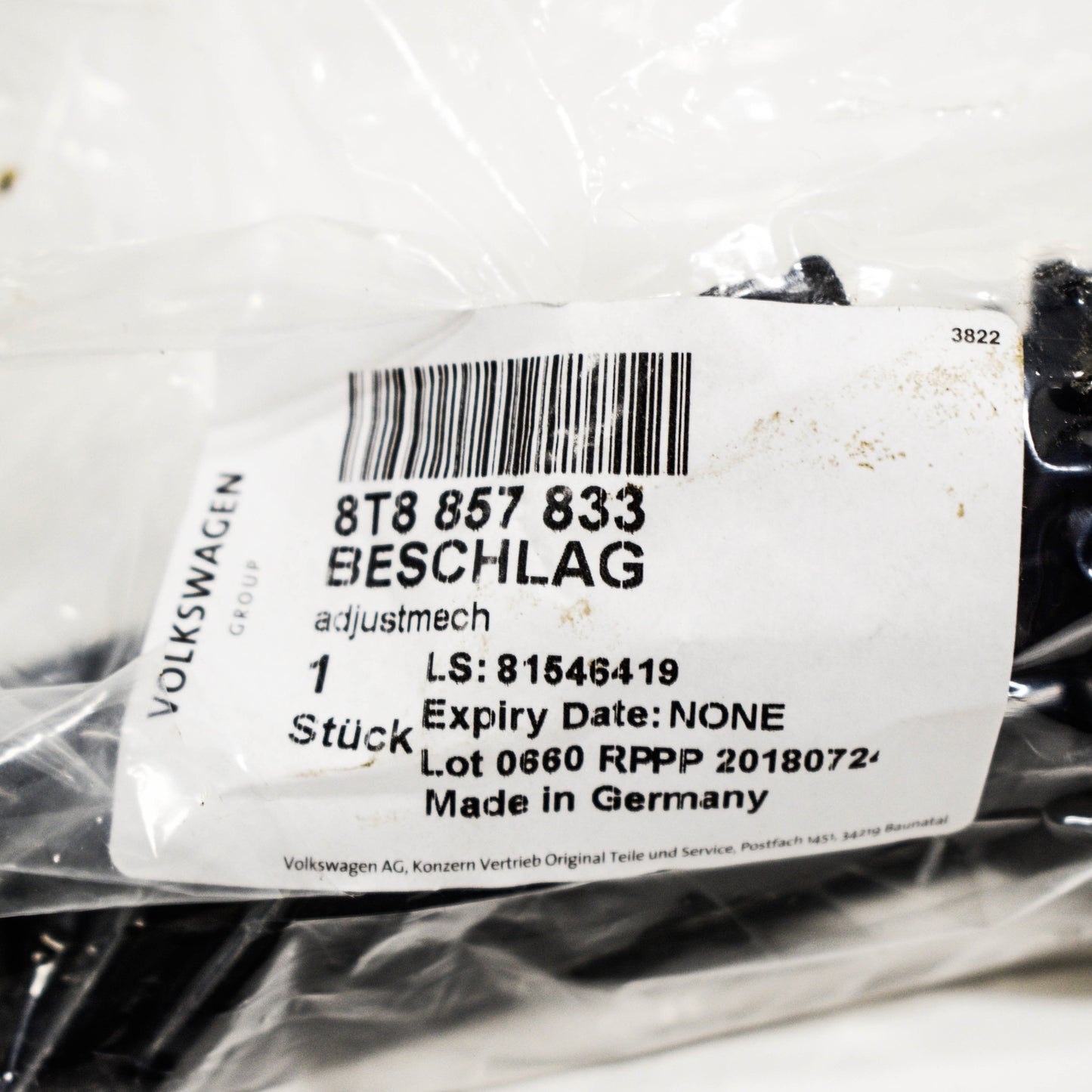 NEW AUDI A6 4G C7 FRONT SEATBELT HEIGHT ADJUSTER 8T8857833 ORIGINAL