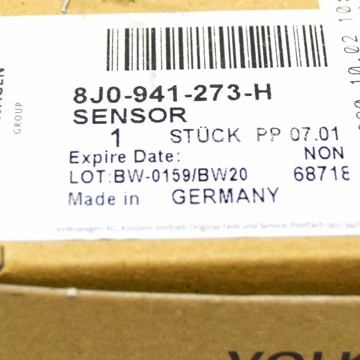 NEW AUDI TT 8J MK2 FRONT LEFT LEVEL SENSOR WITH POLES 8J0941273H