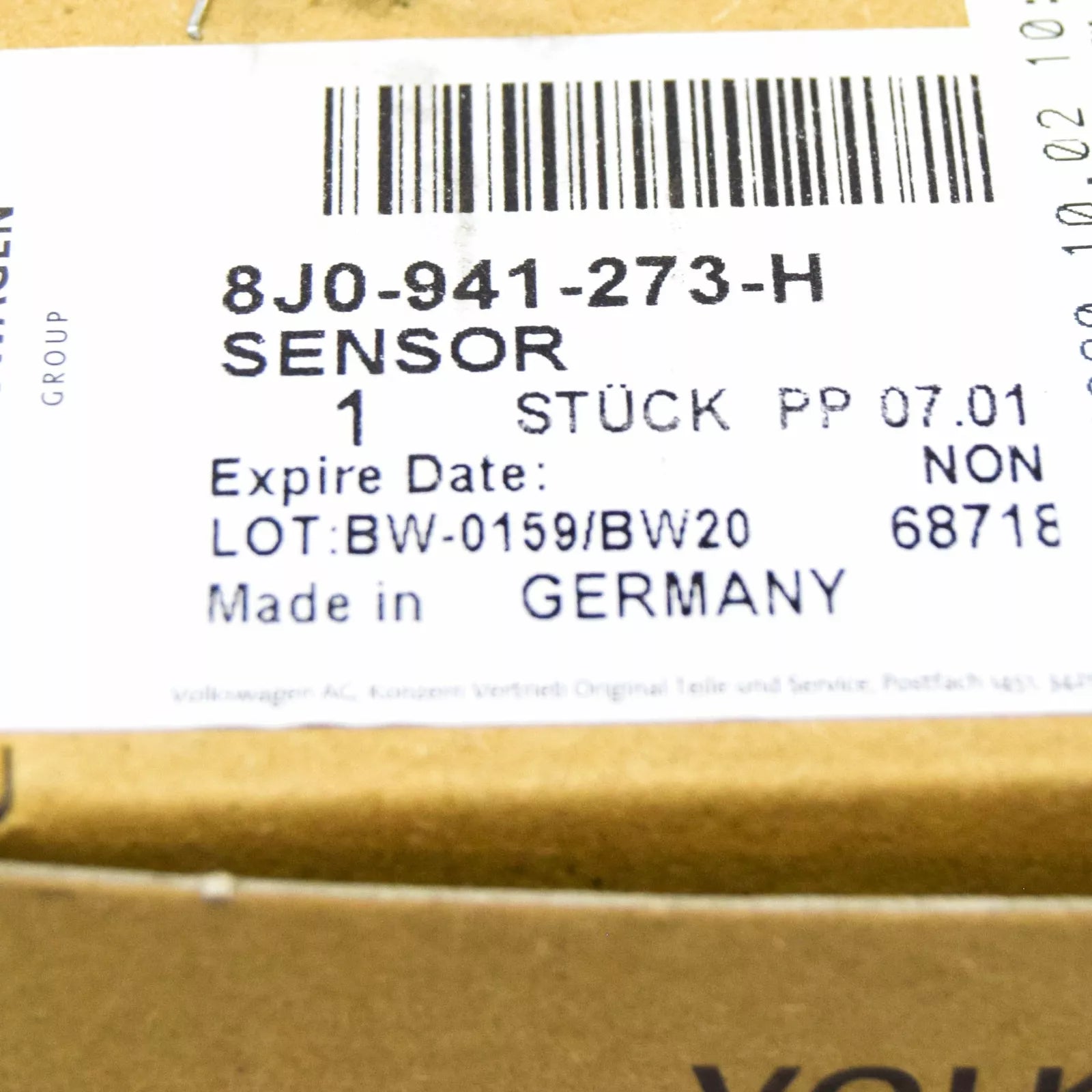 NEW AUDI TT 8J MK2 FRONT LEFT LEVEL SENSOR WITH POLES 8J0941273H