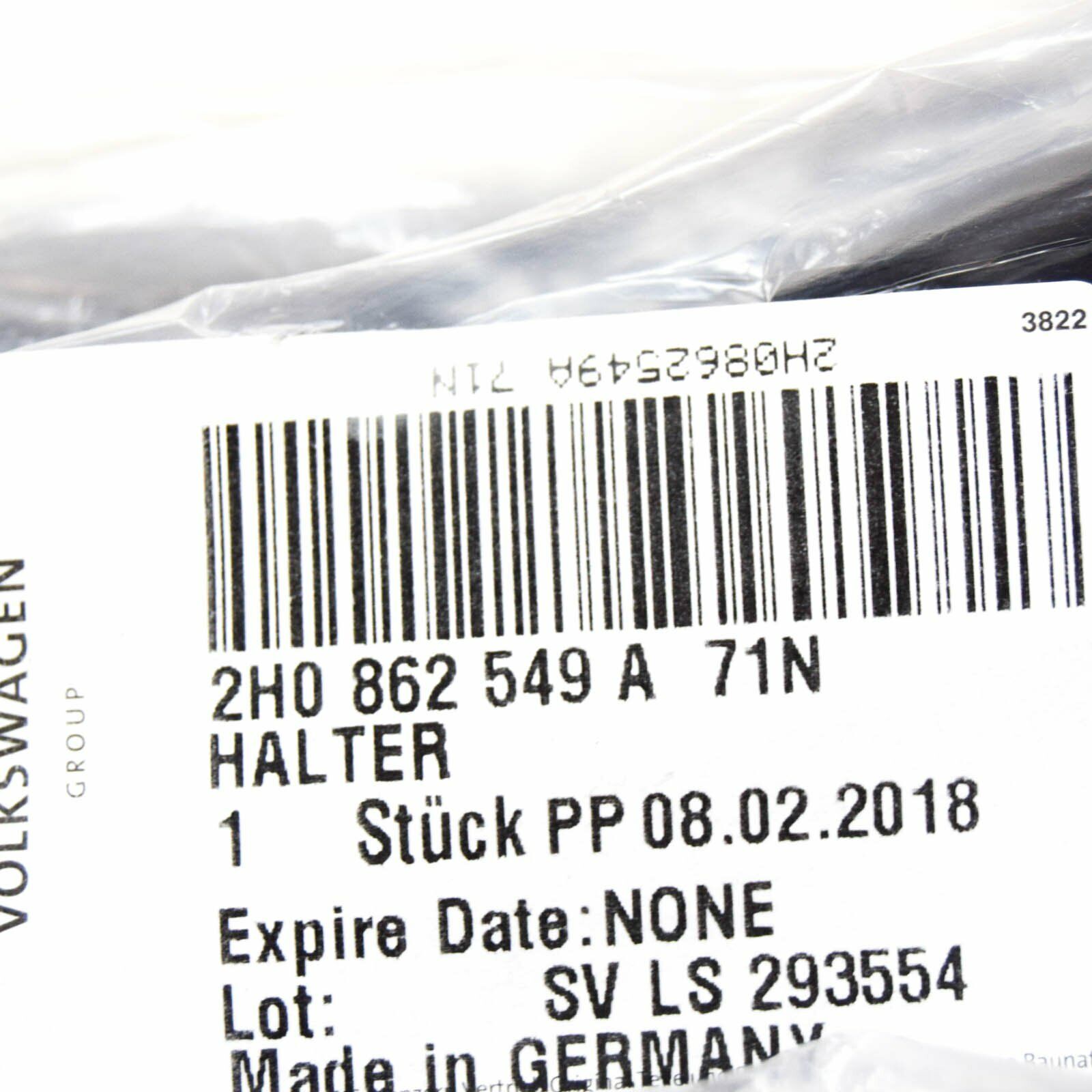 NEW VOLKSWAGEN AMAROK 2H REAR DRINKS HOLDER 2H0862549A71N ORIGINAL