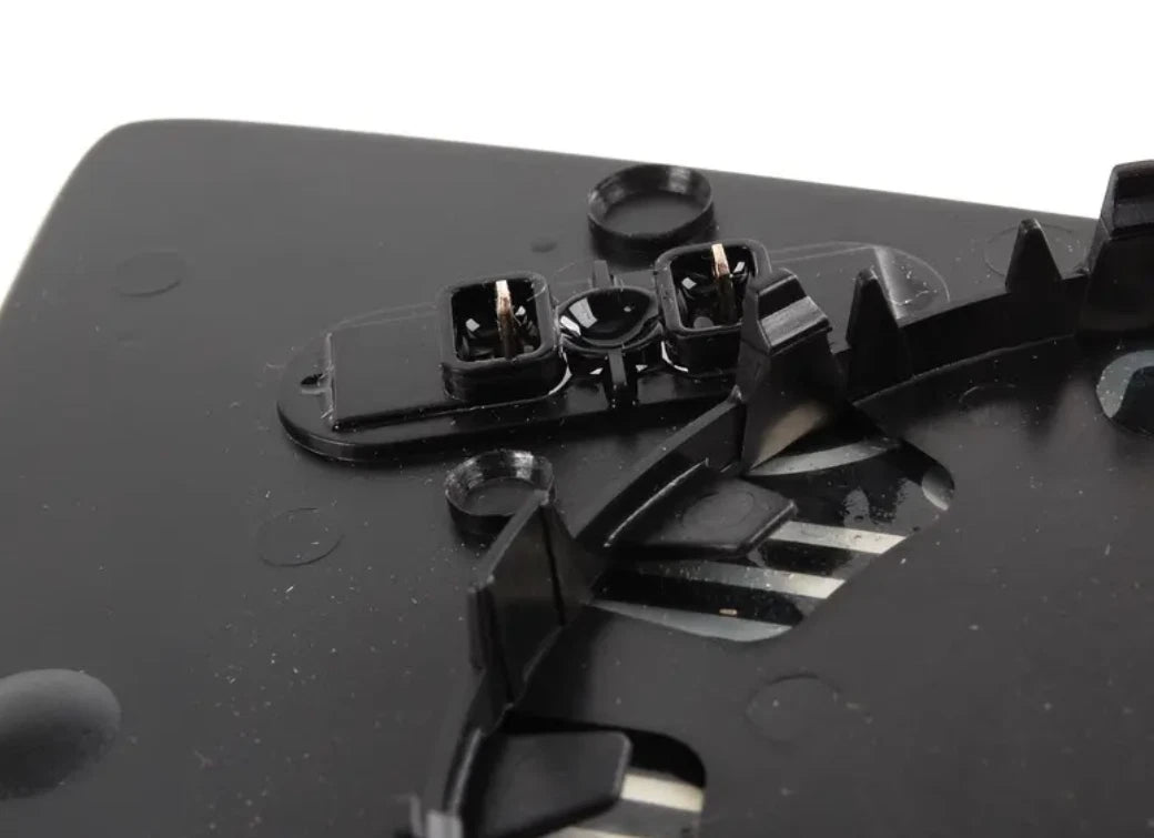 NEW BMW 5 E60 FRONT LEFT DOOR MIRROR GLASS 51167065083 7065083 ORIGINAL