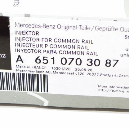 NEW MERCEDES-BENZ SPRINTER 906 FUEL RAIL INJECTOR A6510703087 ORIGINAL