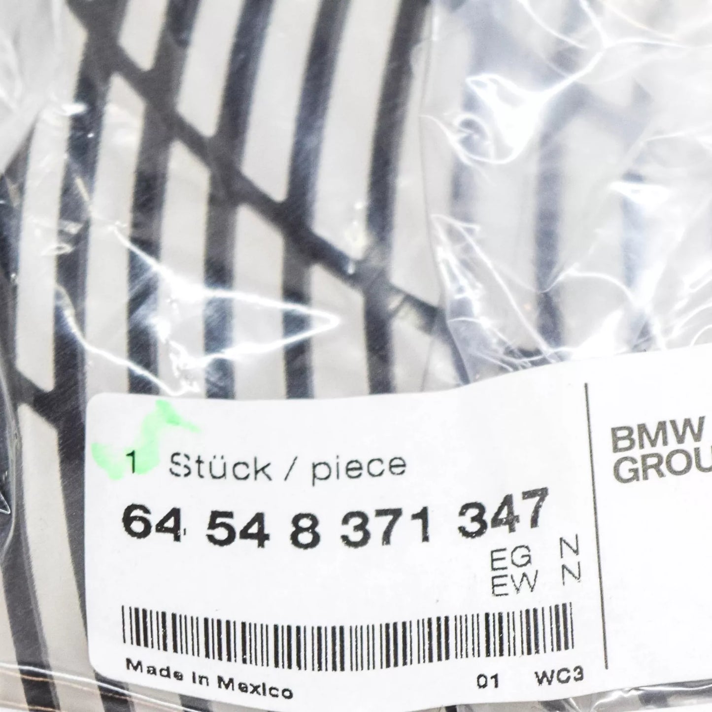 NEW BMW 5 E39 RADIATOR COOLING FAN LOWER PROTECTION GRILLE 64548371347 ORIGINAL