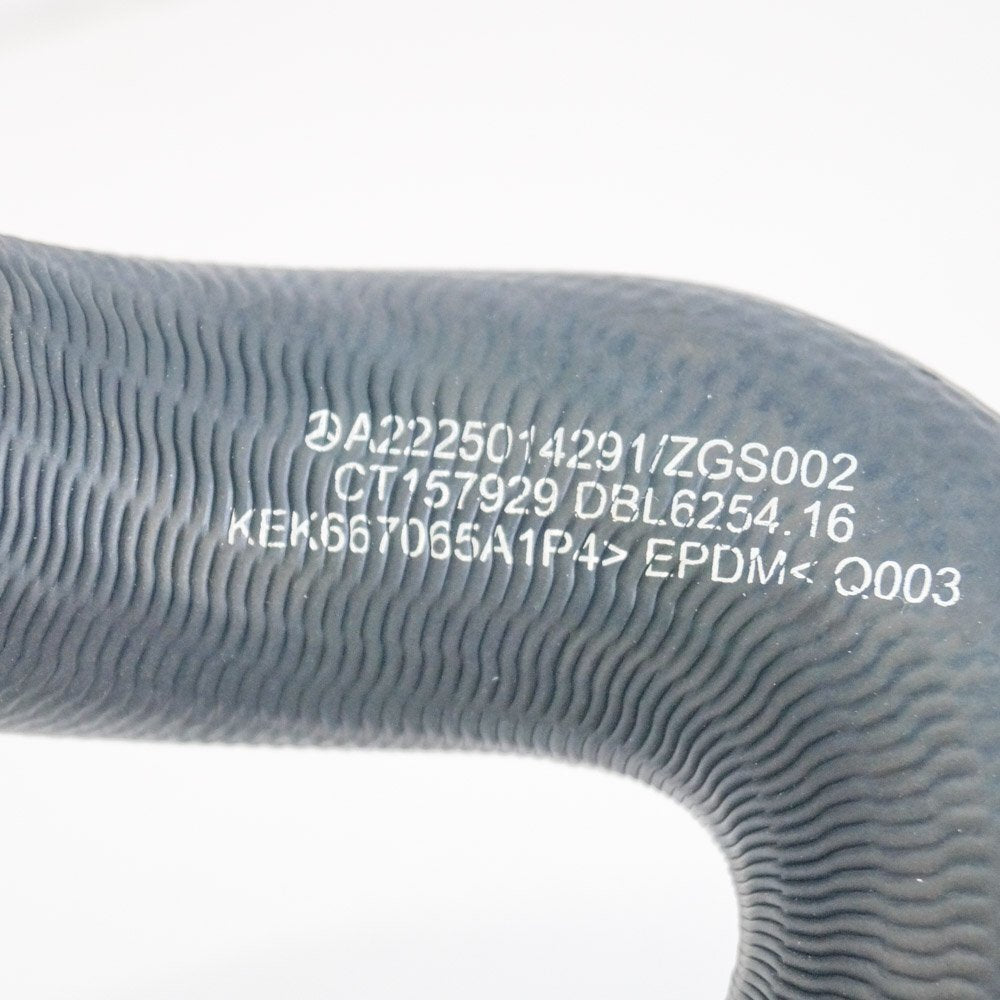 NEW MERCEDES BENZ S CLASS W222 COOLANT RADIATOR HOSE LEFT A2225014291 ORIGINAL