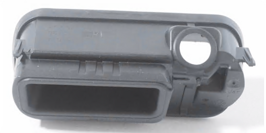 new vw caddy sb mk4 rear door handle with microswitch 2k7827562c original