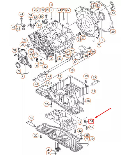 NEW AUDI A4 B8 OIL CONTROL VALVE 059115243B ORIGINAL