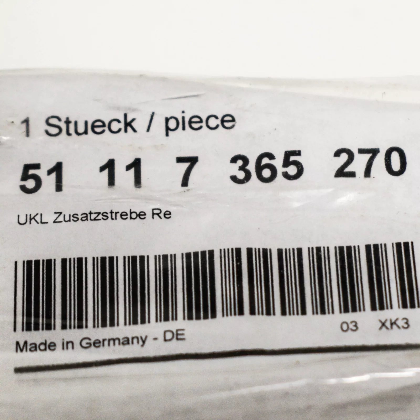 NEW BMW 2 F45 FRONT BUMPER RIGHT ROD 51117365270 7365270 2015 ORIGINAL