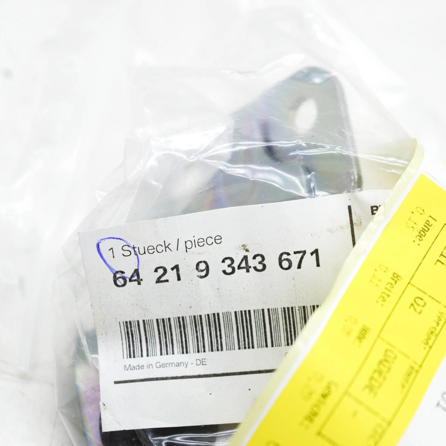 NEW BMW 3 F30 LOWER CONDENSER BRACKET 64219343671 9343671 ORIGINAL